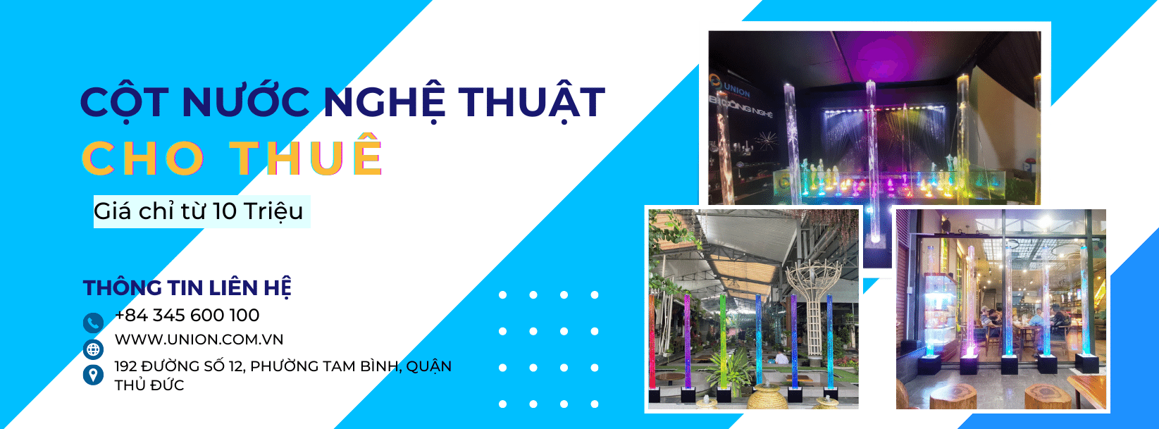 cho thue cot nuoc nghe thuat